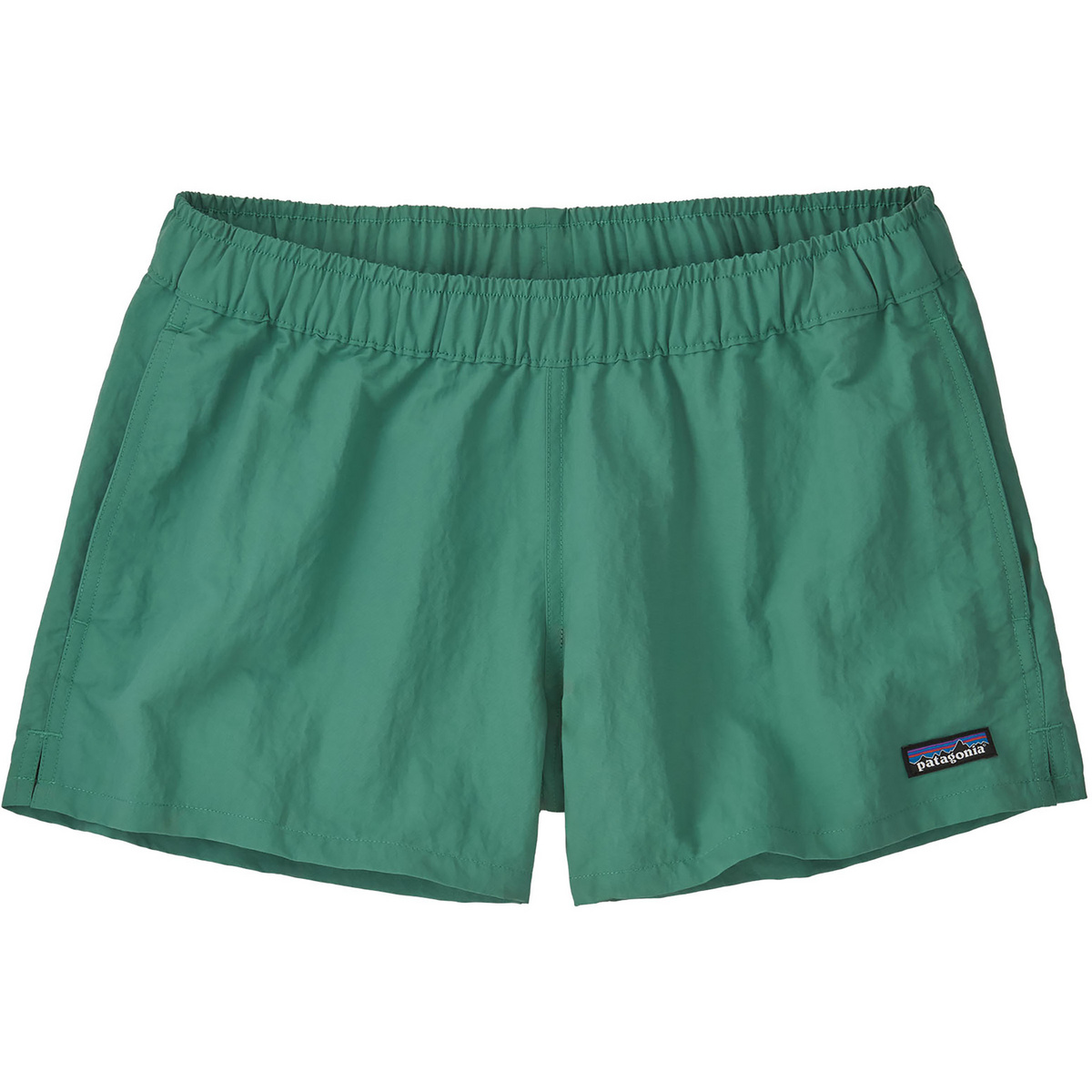 Patagonia Donna Pantaloncini 2 1/2 Barely Baggies (Taglia L, Verde)