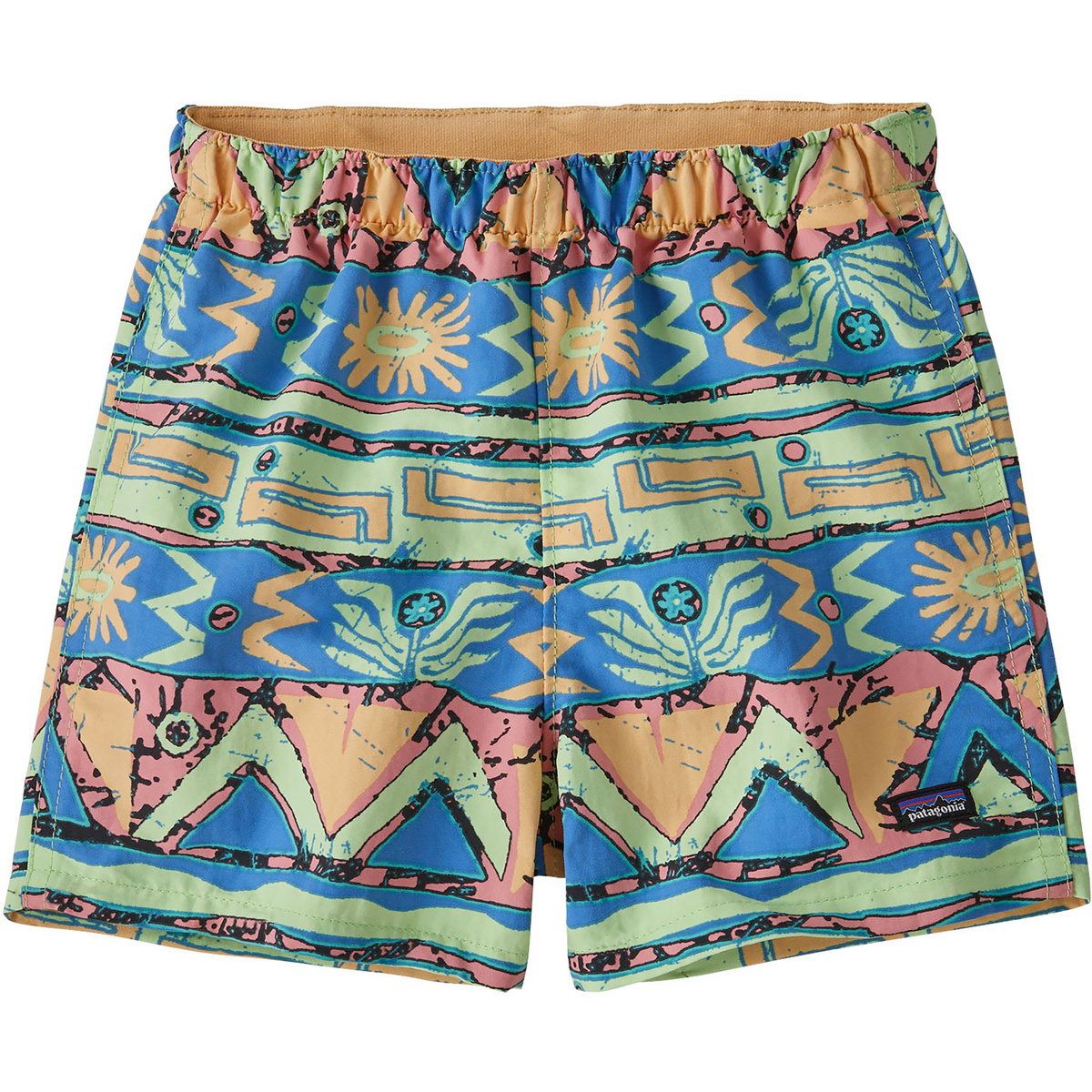 Patagonia Bambino Pantaloncini Baby Baggies (Taglia 68, Verde)