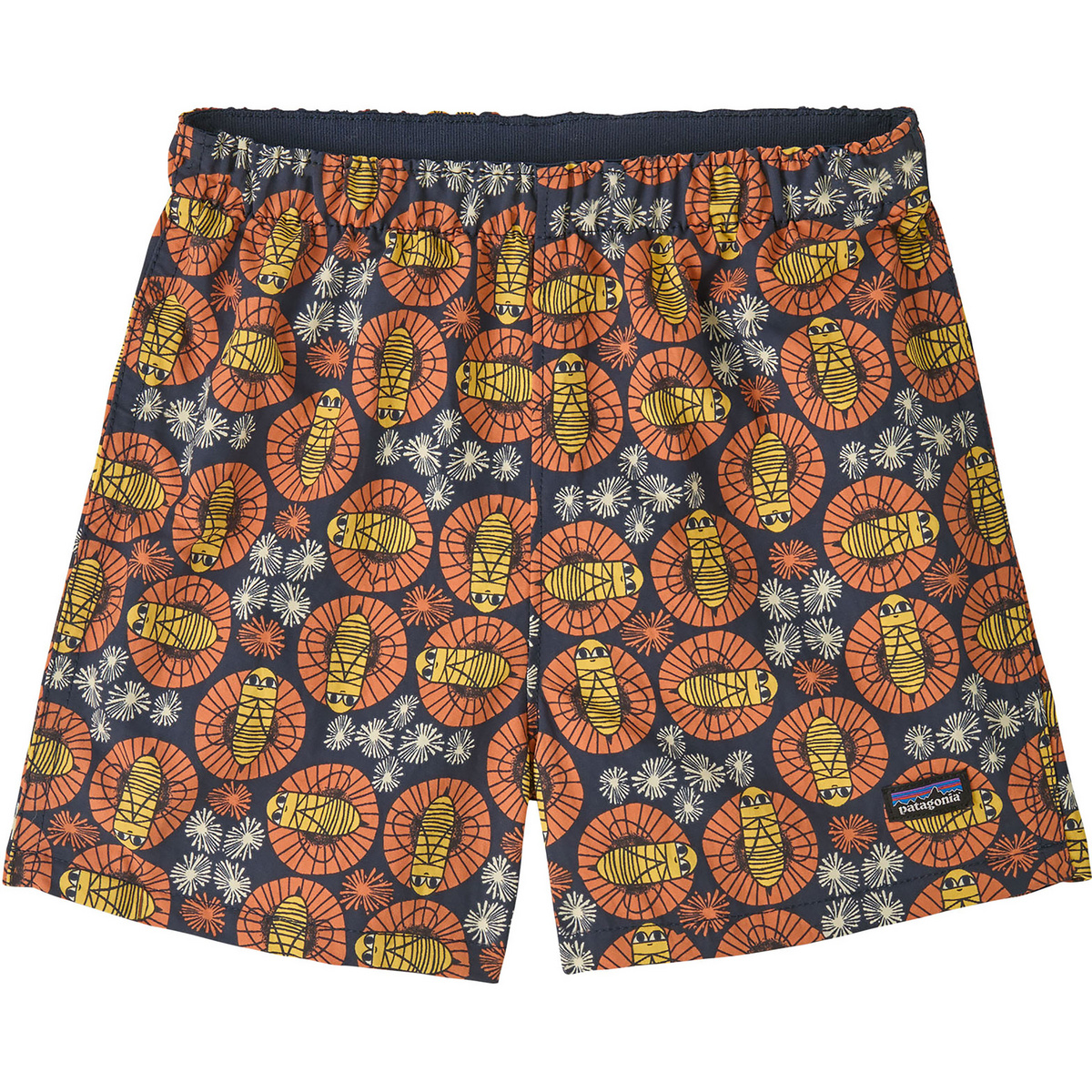 Patagonia Bambino Pantaloncini Baby Baggies (Taglia 104, Multicolore)