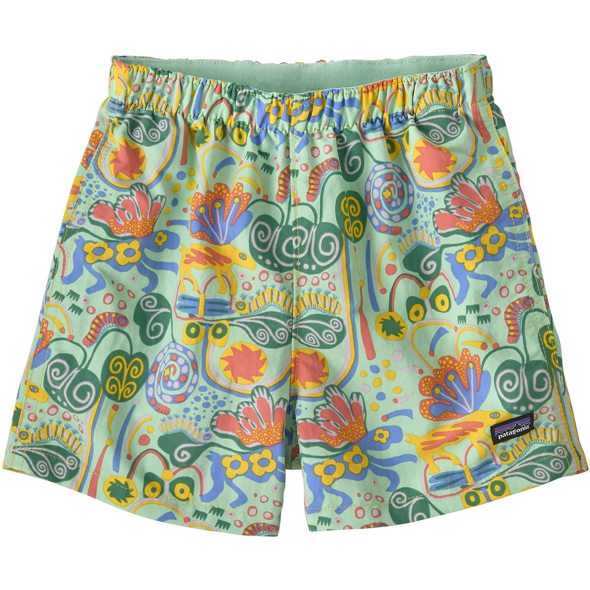 Patagonia Bambino Pantaloncini Baby Baggies (Taglia 97, Verde)