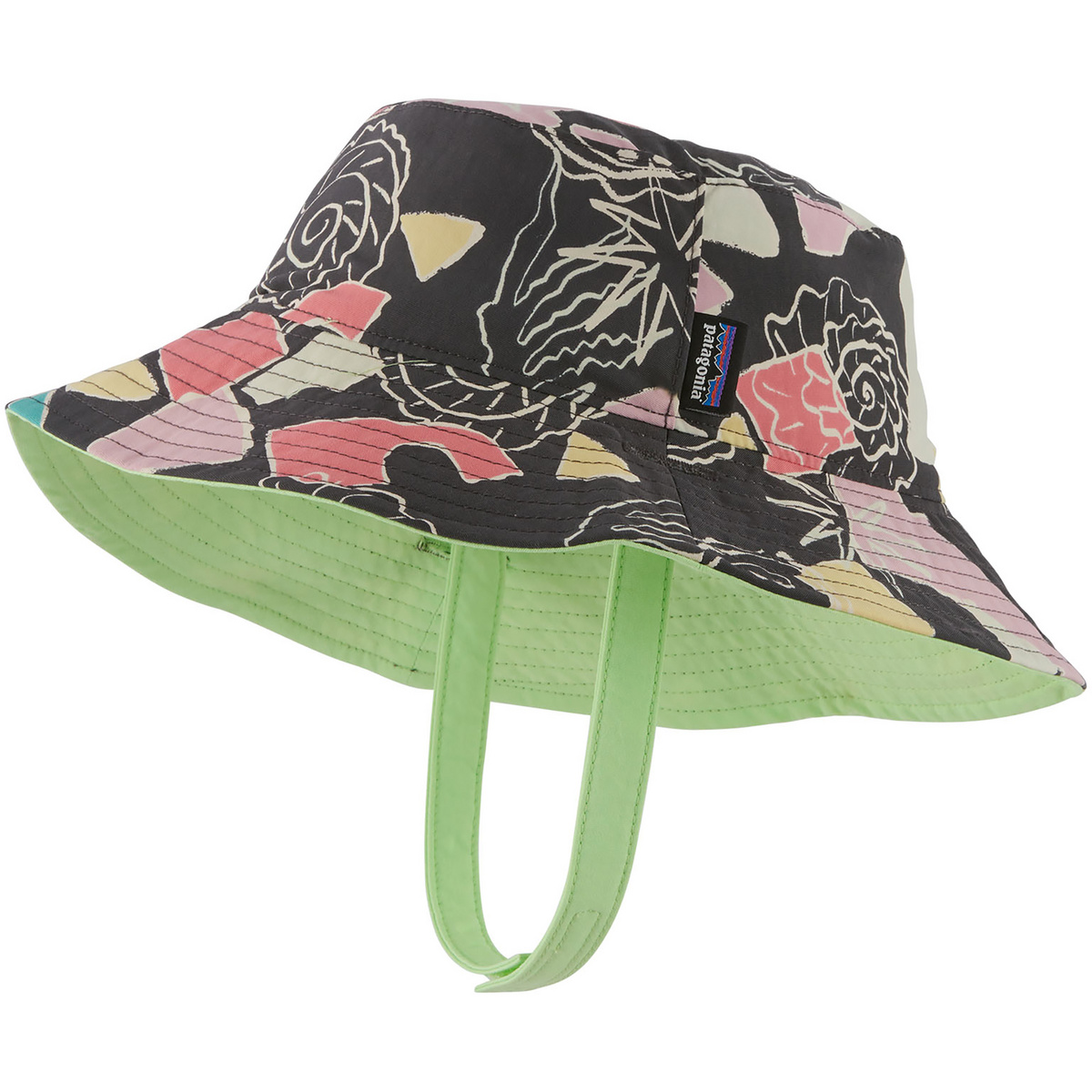 Patagonia Enfants Chapeau Baby Sun Bucket (taille 38 , Gris)