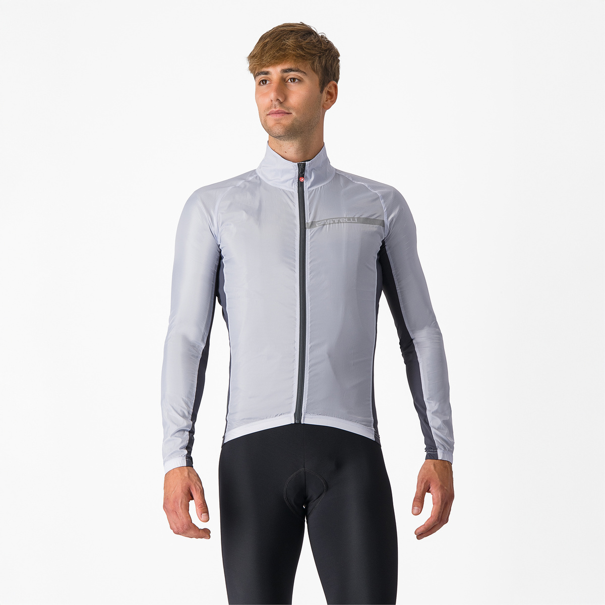 Castelli Herren Squadra Stretch Jacke (Größe L, grau)