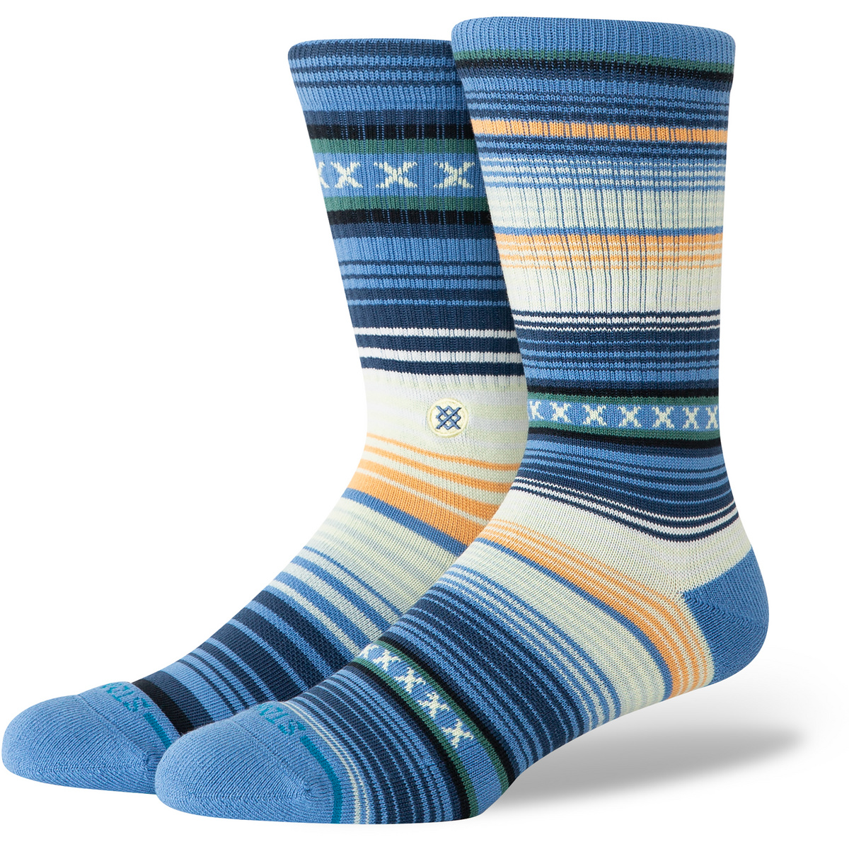 Stance Curren St Crew Socken (Größe 38 , blau)