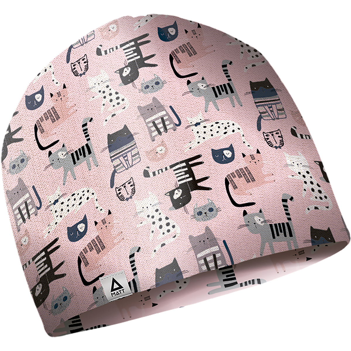 MATT Bambino Berretto Coolmax (Taglia ONE SIZE, Magenta)