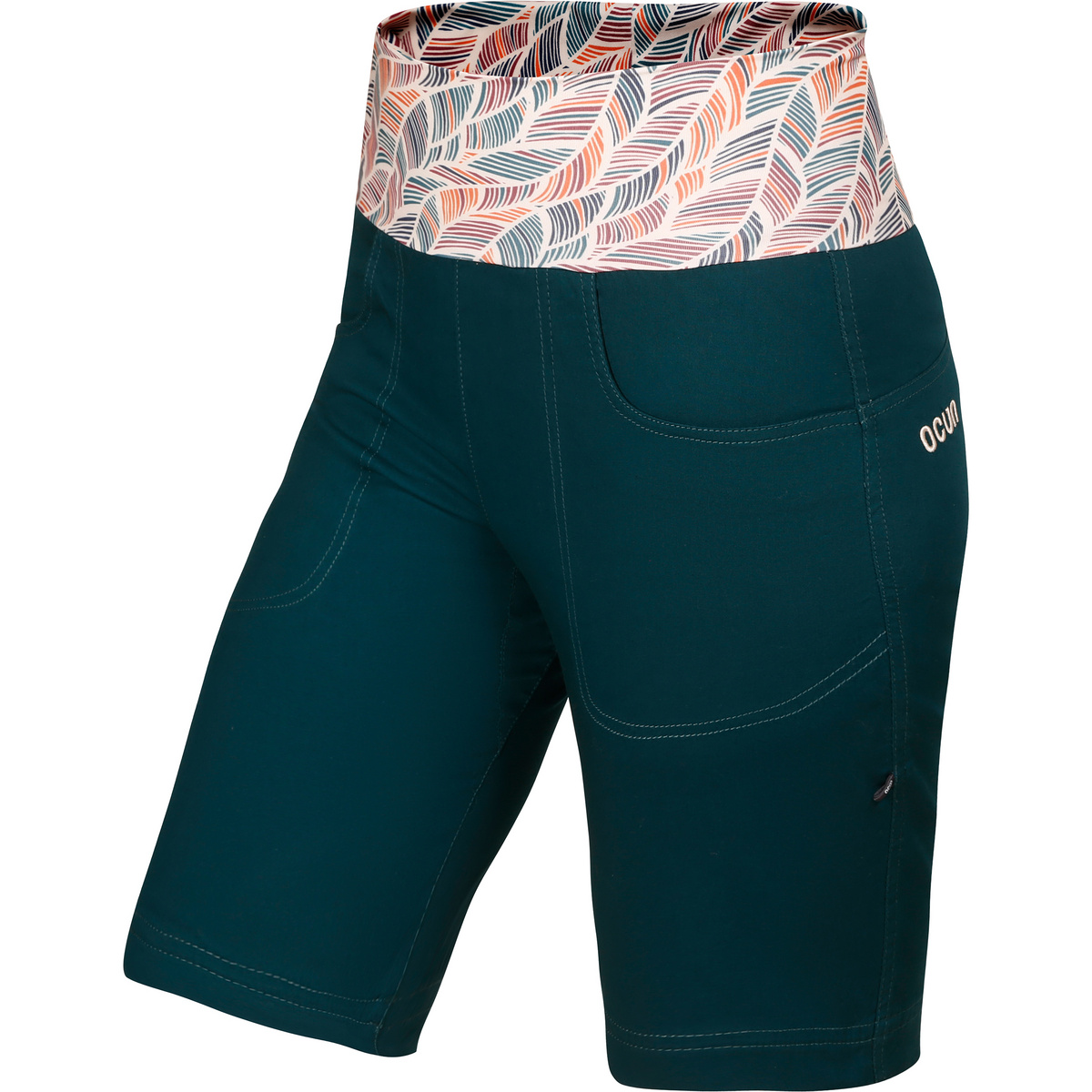 Ocun Donna Pantaloncini Sansa (Taglia M, Verde)