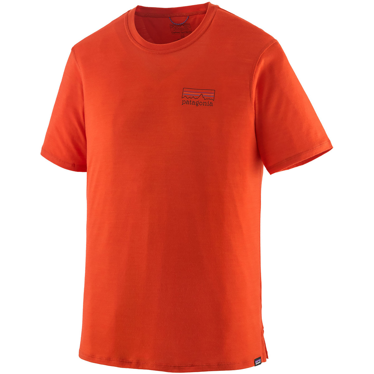 Patagonia Herren Cap Cool Merino Graphic T-Shirt (Größe S, rot)