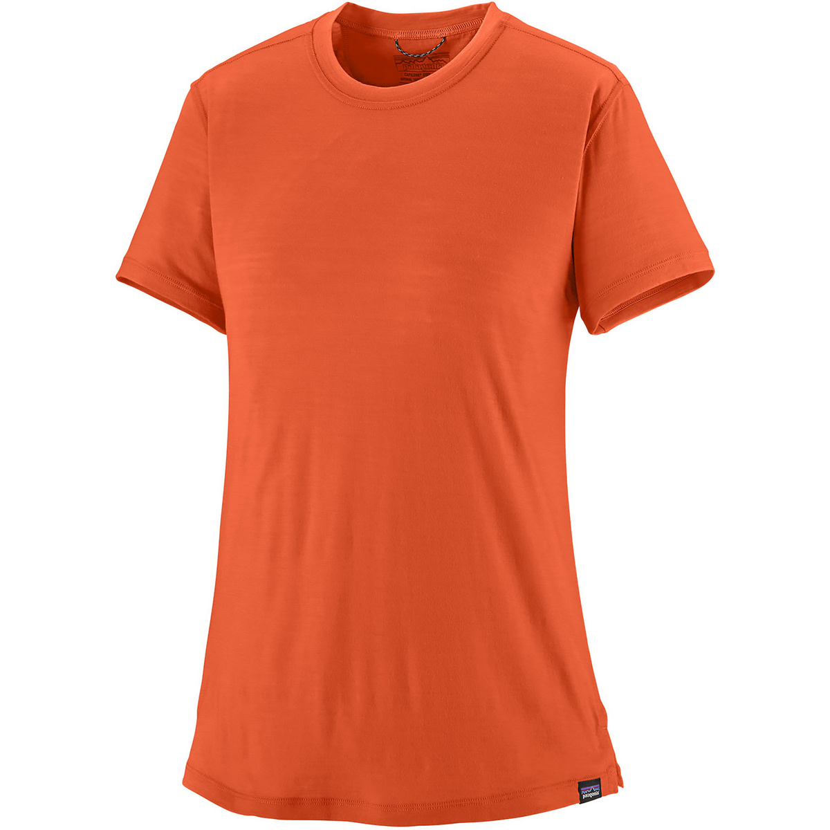Patagonia Damen Cap Cool Merino T-Shirt (Größe L, orange)