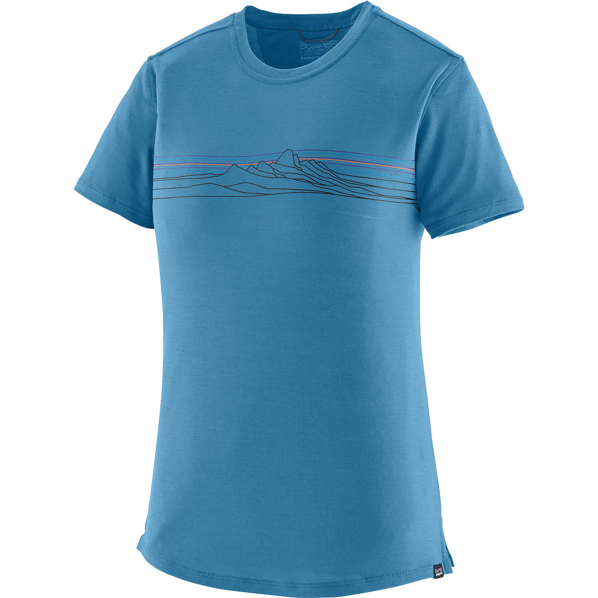 Image of Patagonia Donna Maglia a manica corta Cap Cool Merino Graphic