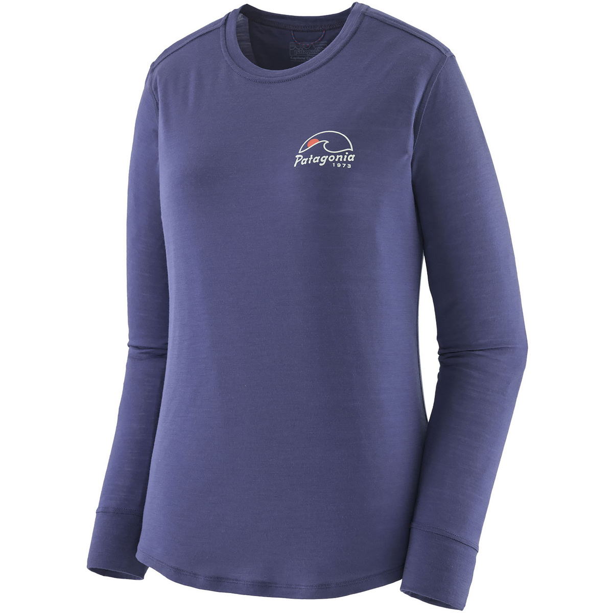 Image of Patagonia Donna Maglia a manica lunga Cap Cool Merino Graphic