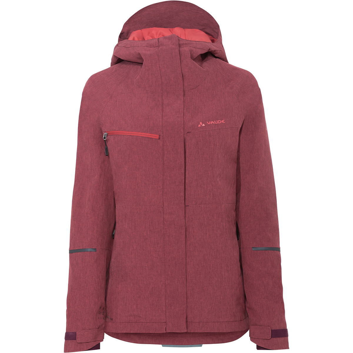 Vaude Femme Veste Yaras Warm Rain (taille S, Rouge)