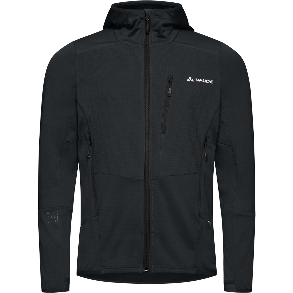 Image of Vaude Uomo Giacca con cappuccio Monviso Grid Fleece