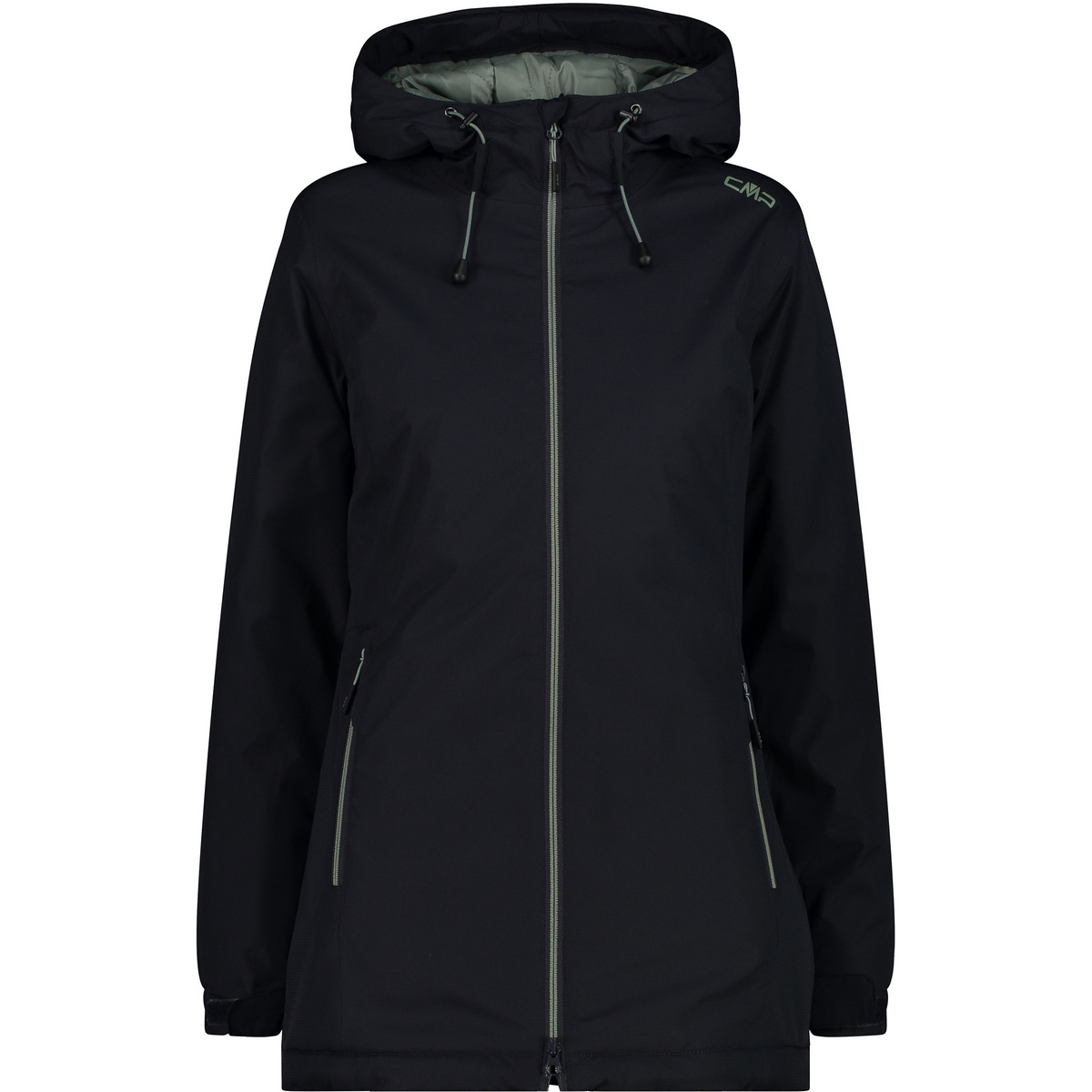 CMP Damen Hoodie Jacke (Größe XS, grau)