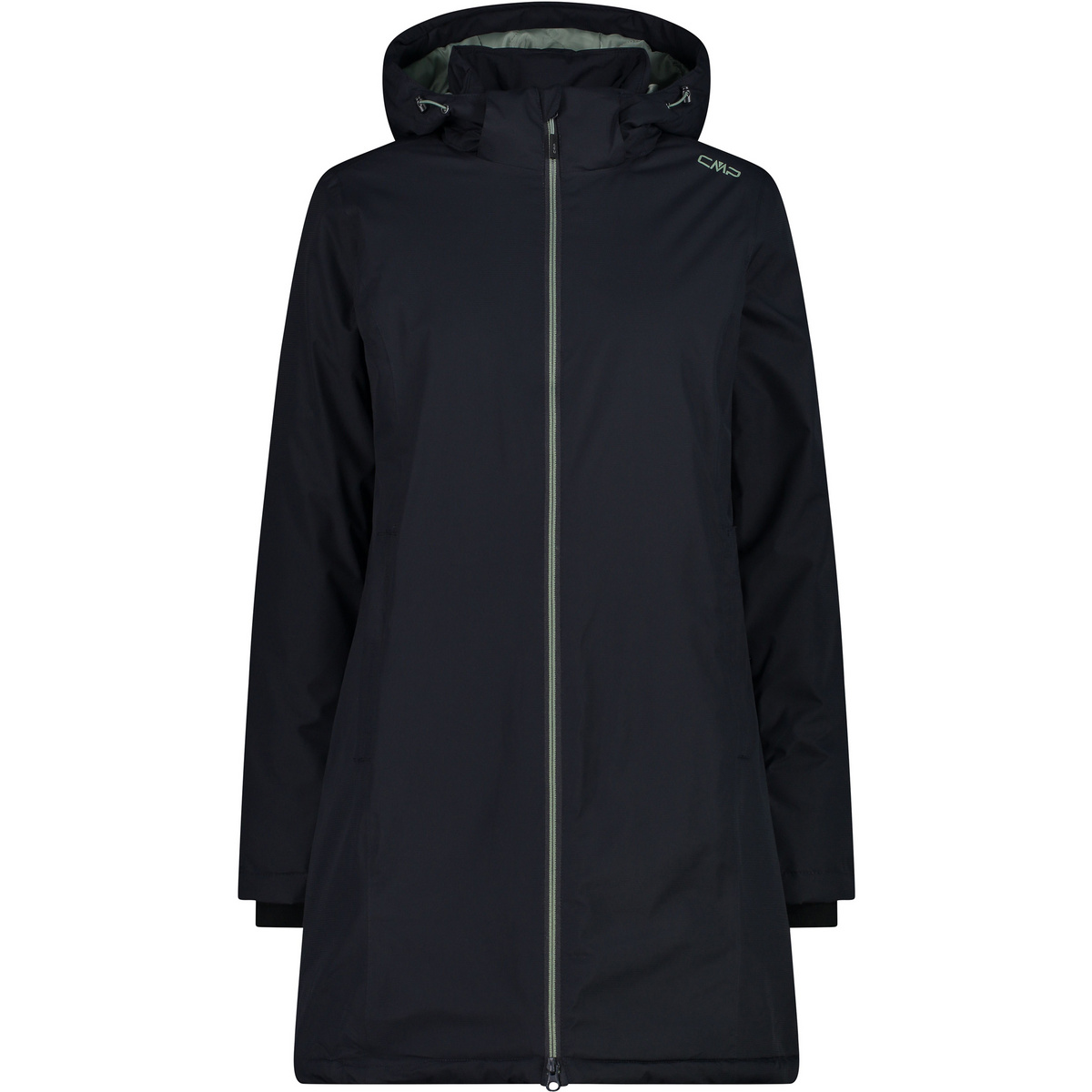 CMP Donna Cappotto Zip Hoodie (Taglia M, Grigio)