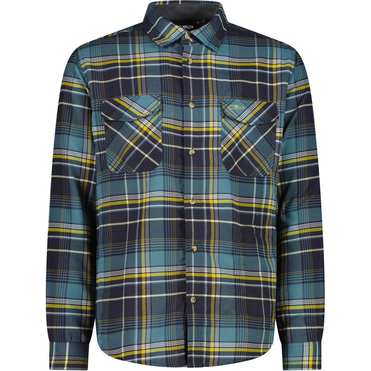CMP Uomo Camicia (Taglia 3XL, Grigio)