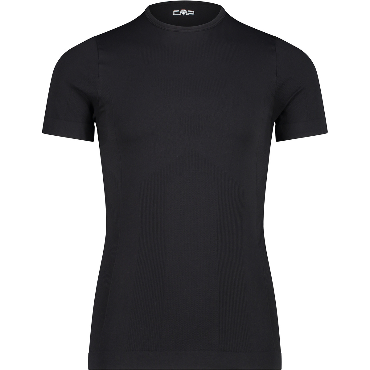 CMP Uomo Maglia a manica corta senza cuciture Seamless (Taglia L , Nero)