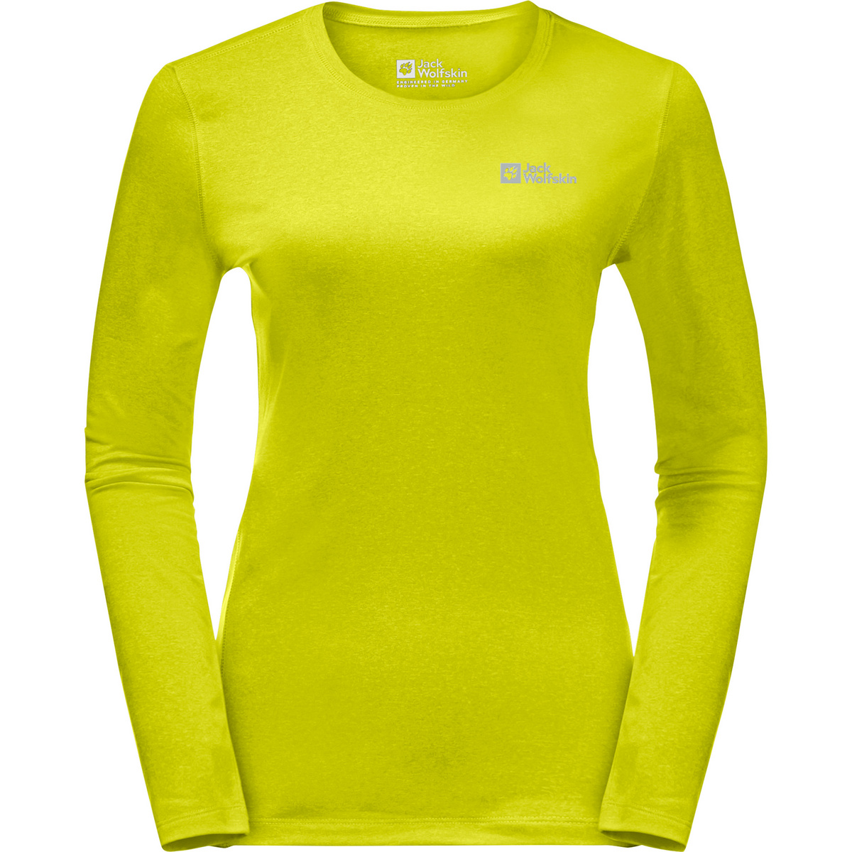 Jack Wolfskin Damen Sky Thermal Longsleeve (Größe XL, gelb)