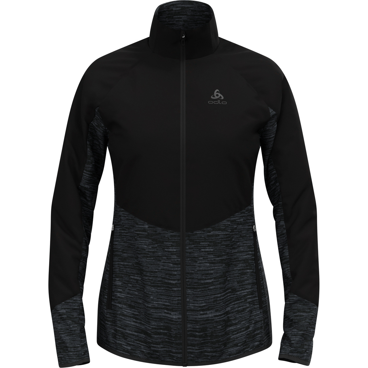 Odlo Femme Veste Run Easy Warm Hybrid (taille L, Noir)