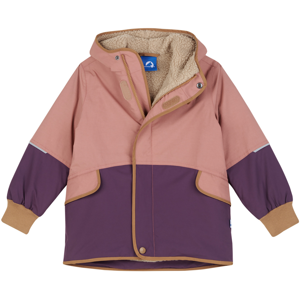Finkid Kinder Moska Mukka Jacke (Größe 100 , orange)