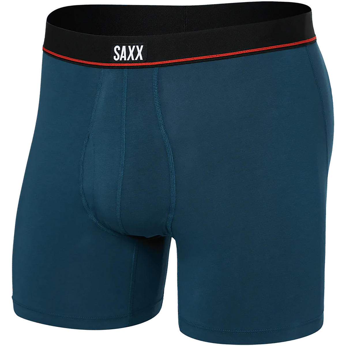 Saxx Underwear Uomo Boxer Non-Stop Stretch Cotton (Taglia L, Blu)
