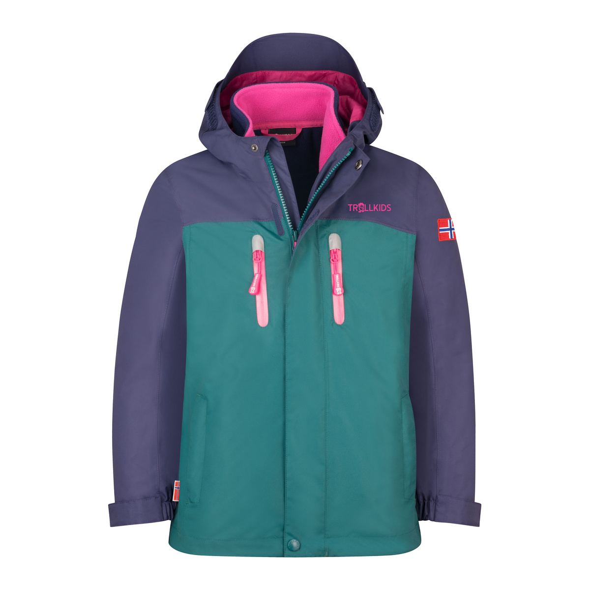 Image of Trollkids Bambino Giacca Bryggen 3in1