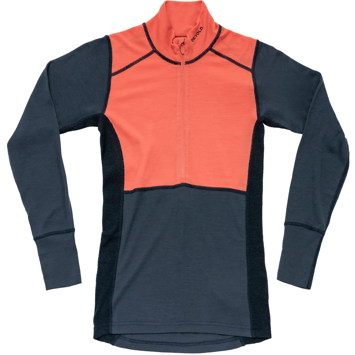 Image of Devold Donna Maglia a maniche lunghe Lauparen Merino 190 Zip Neck