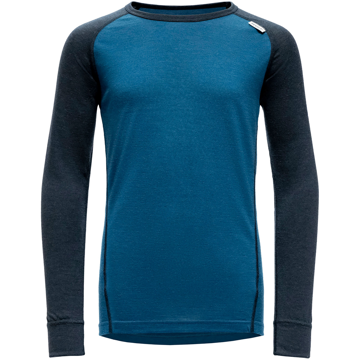Devold Kinder Breeze Merino Longsleeve (Größe 164, blau)