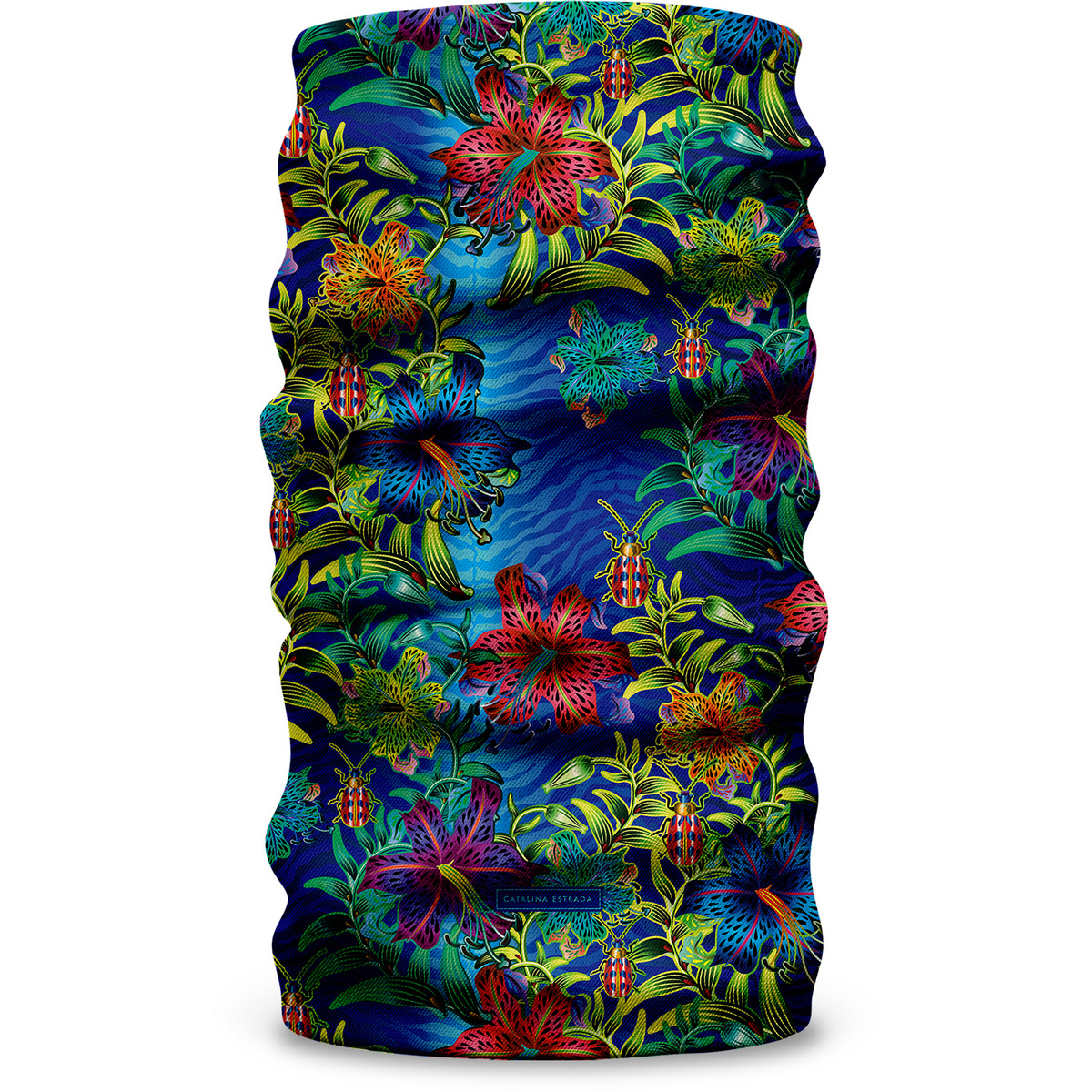 MATT Catalina Estrada Eco Polar Schlauchtuch (Größe ONE SIZE, blau)