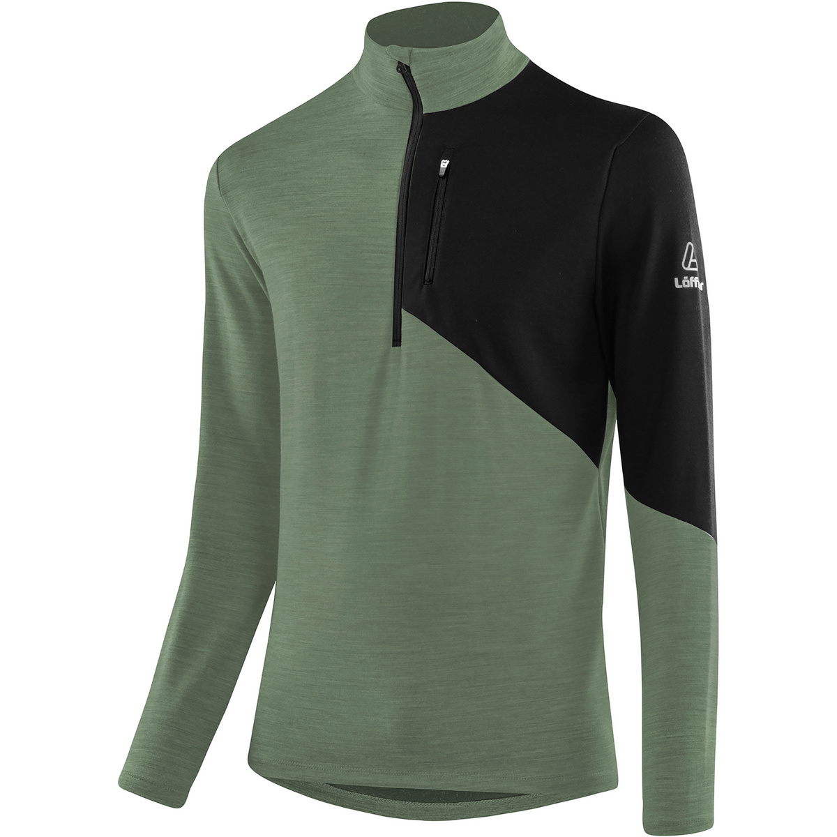 Image of        Löffler Uomo Maglia a manica lunga Block Transtex Merino