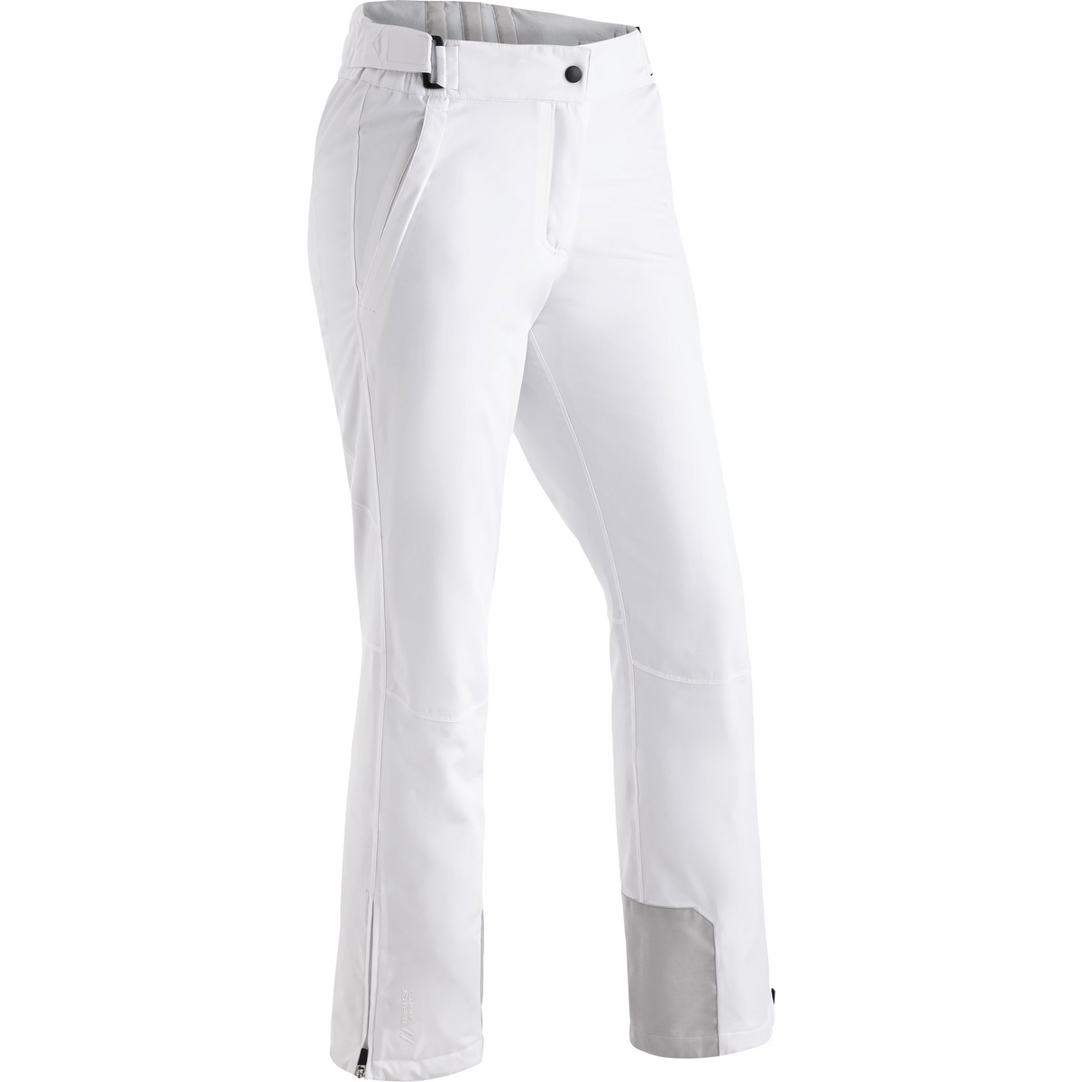Maier Sports Femme Pantalon Steffi Slim (taille L , Blanc)