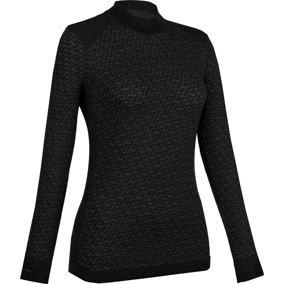 LaMunt Donna Maglia a manica lunga Alice Cashmere (Taglia S, Nero)