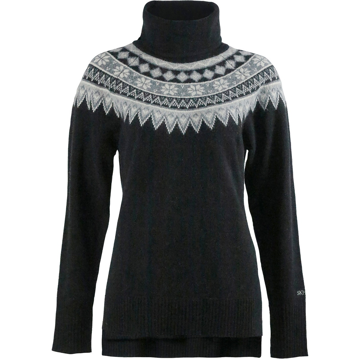 Skhoop Femme Pull Scandinavian (taille S, Noir)