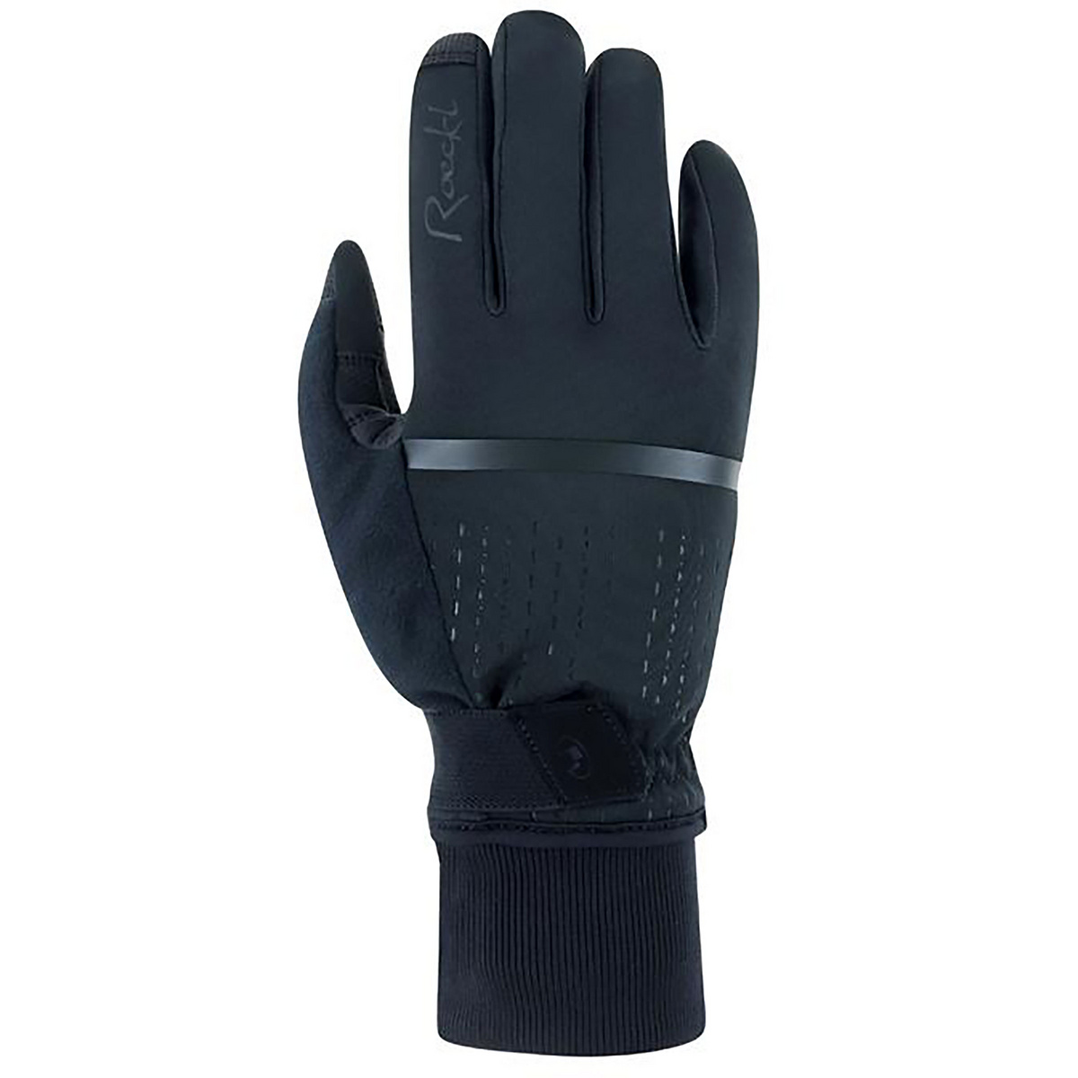 Roeckl Donna Guanti Watou (Taglia 8.5, Nero)