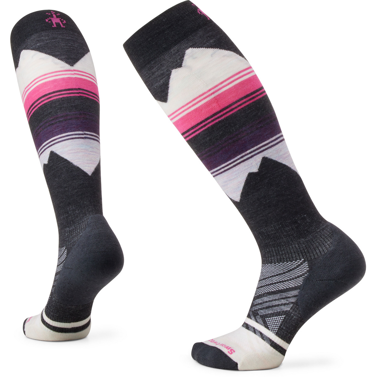 Smartwool Donna Calzini Ski Targeted Cushion Pattern OTC (Taglia 42 , Grigio)