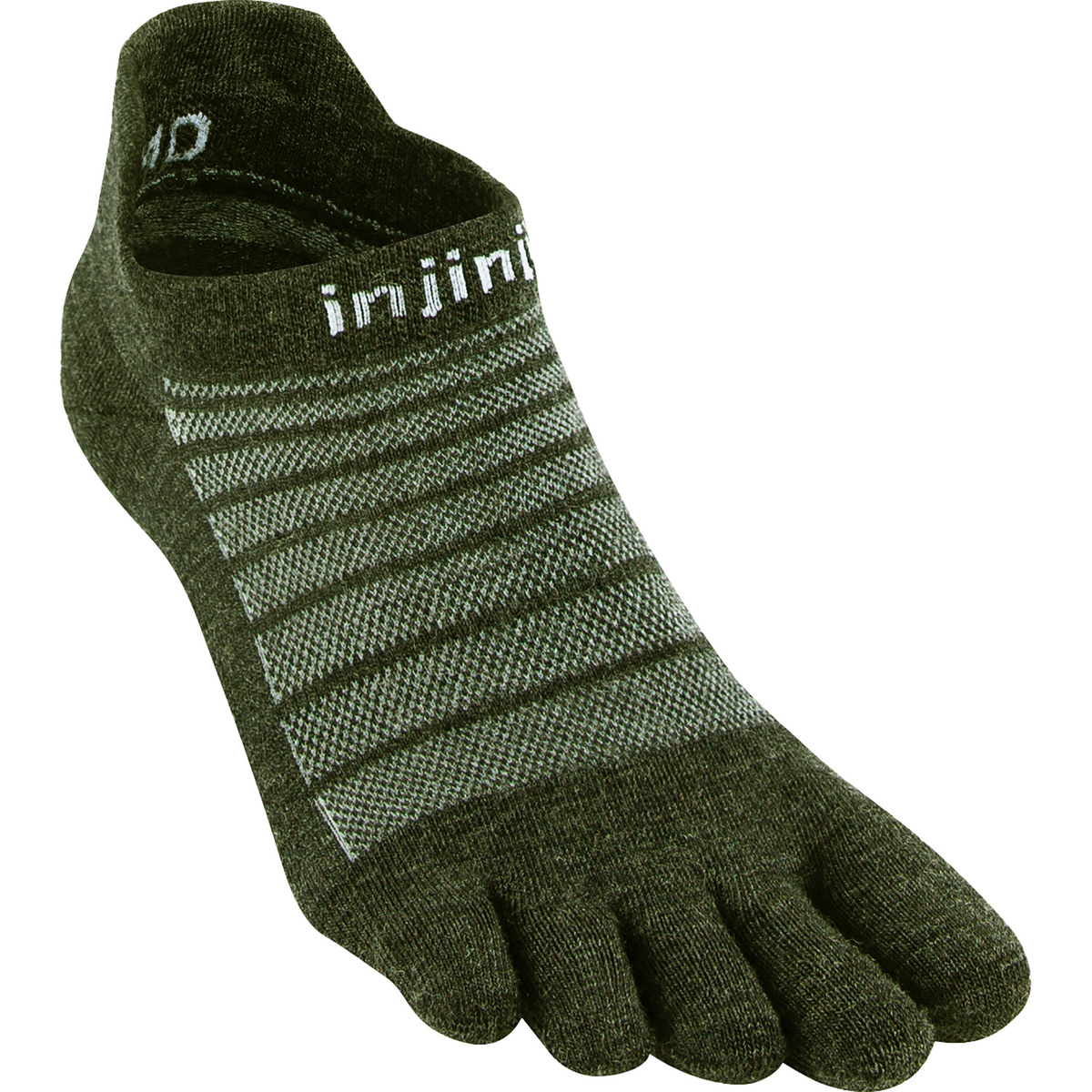 Image of Injinji Calzini Run Lightweight No-Show Merino