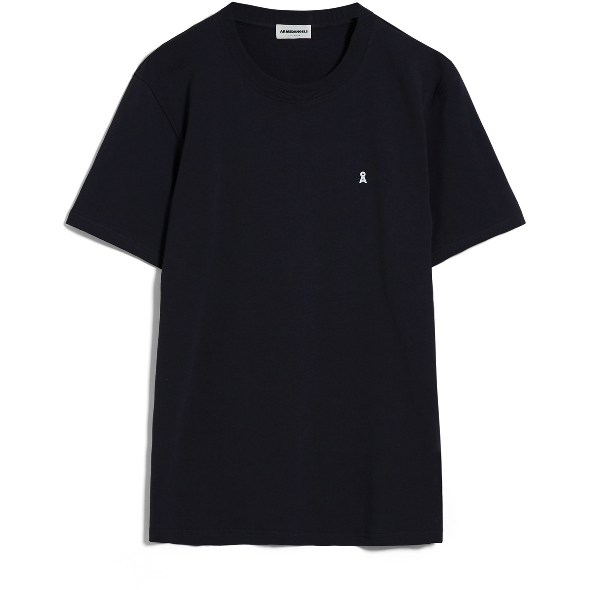 Armedangels Uomo Maglia a manica corta Maarkus Solid (Taglia XL, Blu)