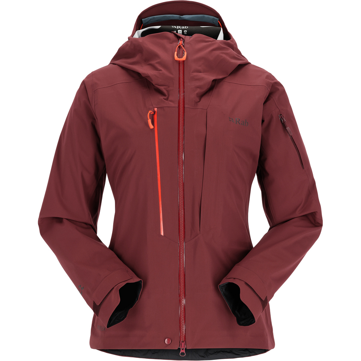 Rab Damen Khroma Kinetic Jacke (Größe XS, rot)