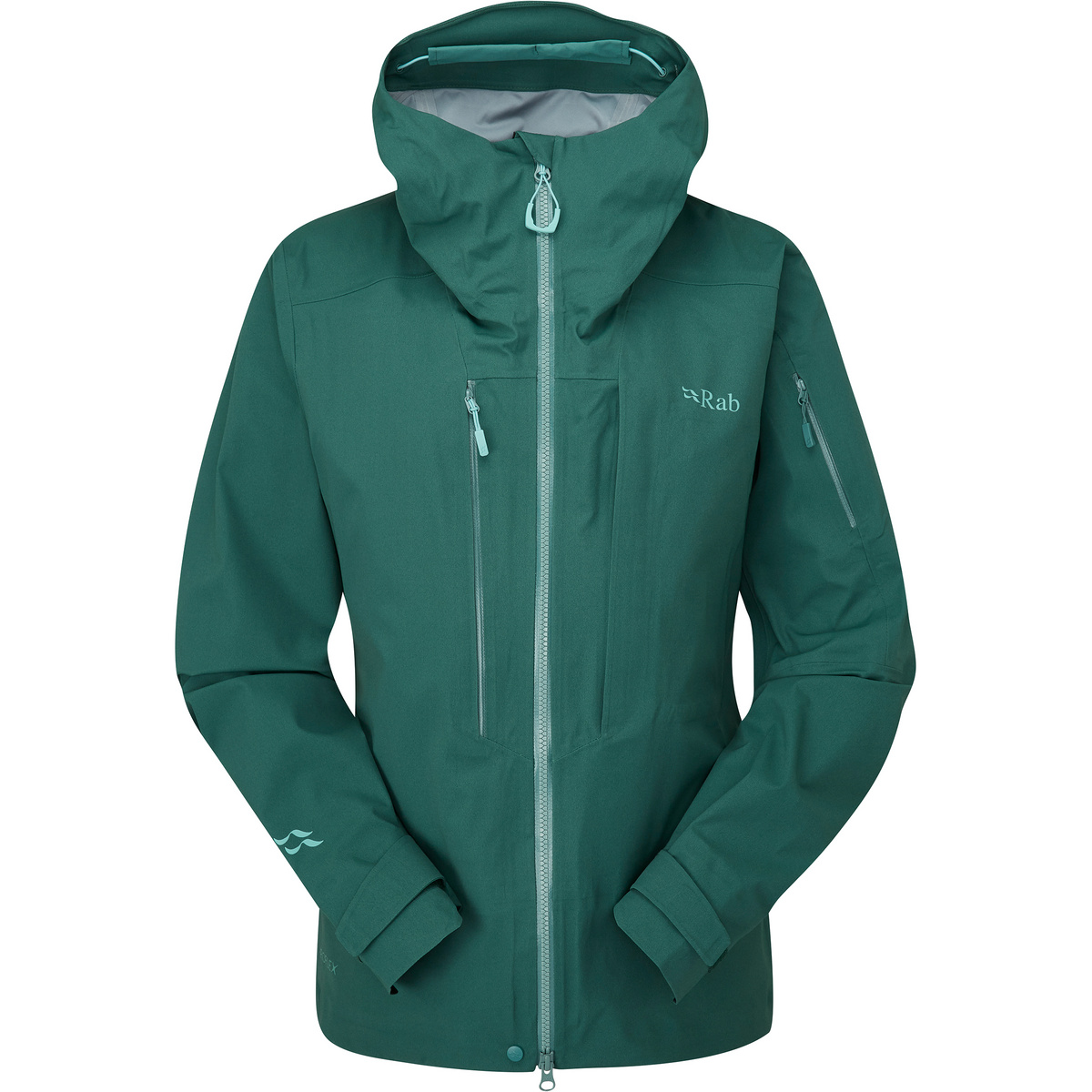 Rab Damen Khroma Kinetic Jacke (Größe XS, gruen)