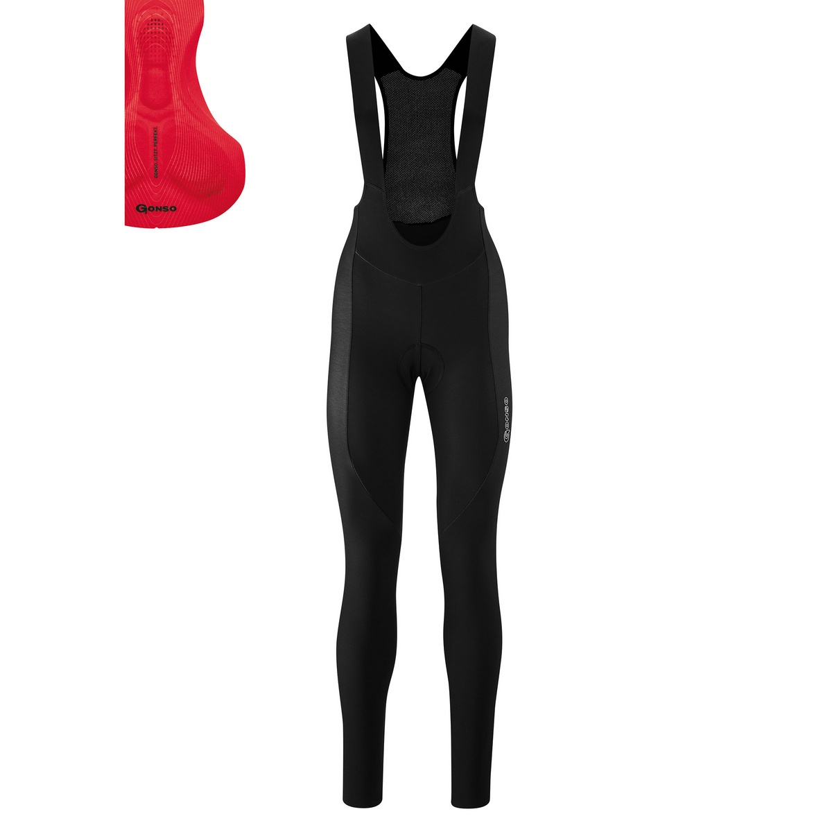 Gonso Donna Salopette Sitivo Tight (Taglia XXL, Nero)