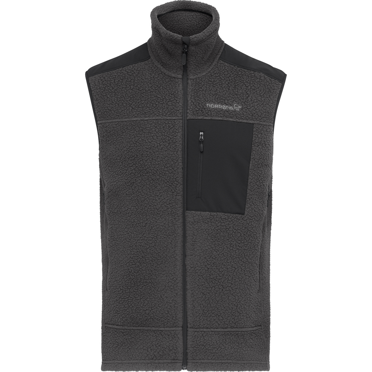 Norrona Herren Trollveggen Thermal Pro Weste (Größe M, grau)