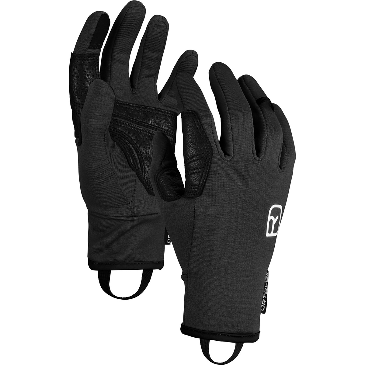 Ortovox Damen Fleece Light Handschuhe (Größe XS, schwarz)