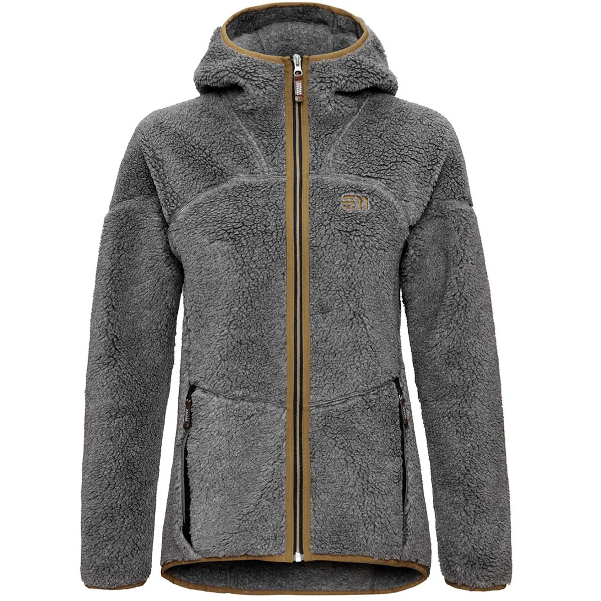 Image of Elevenate Damen Glacier Pile Hoodie Jacke