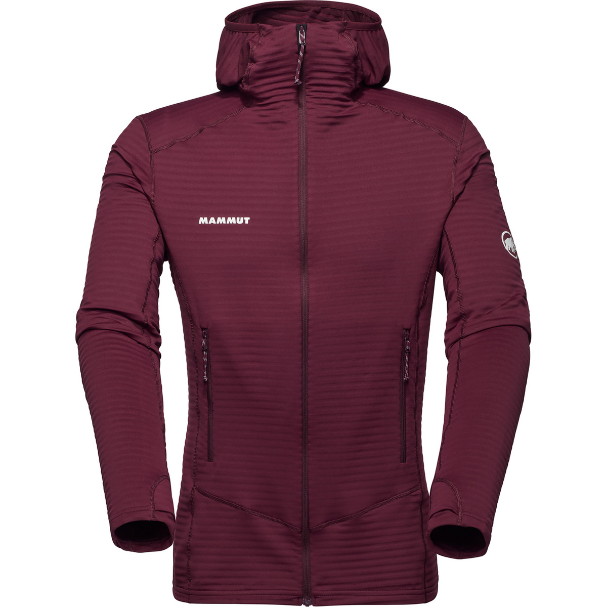 Mammut Uomo Giacca con cappuccio Taiss Light ML (Taglia M, Viola)