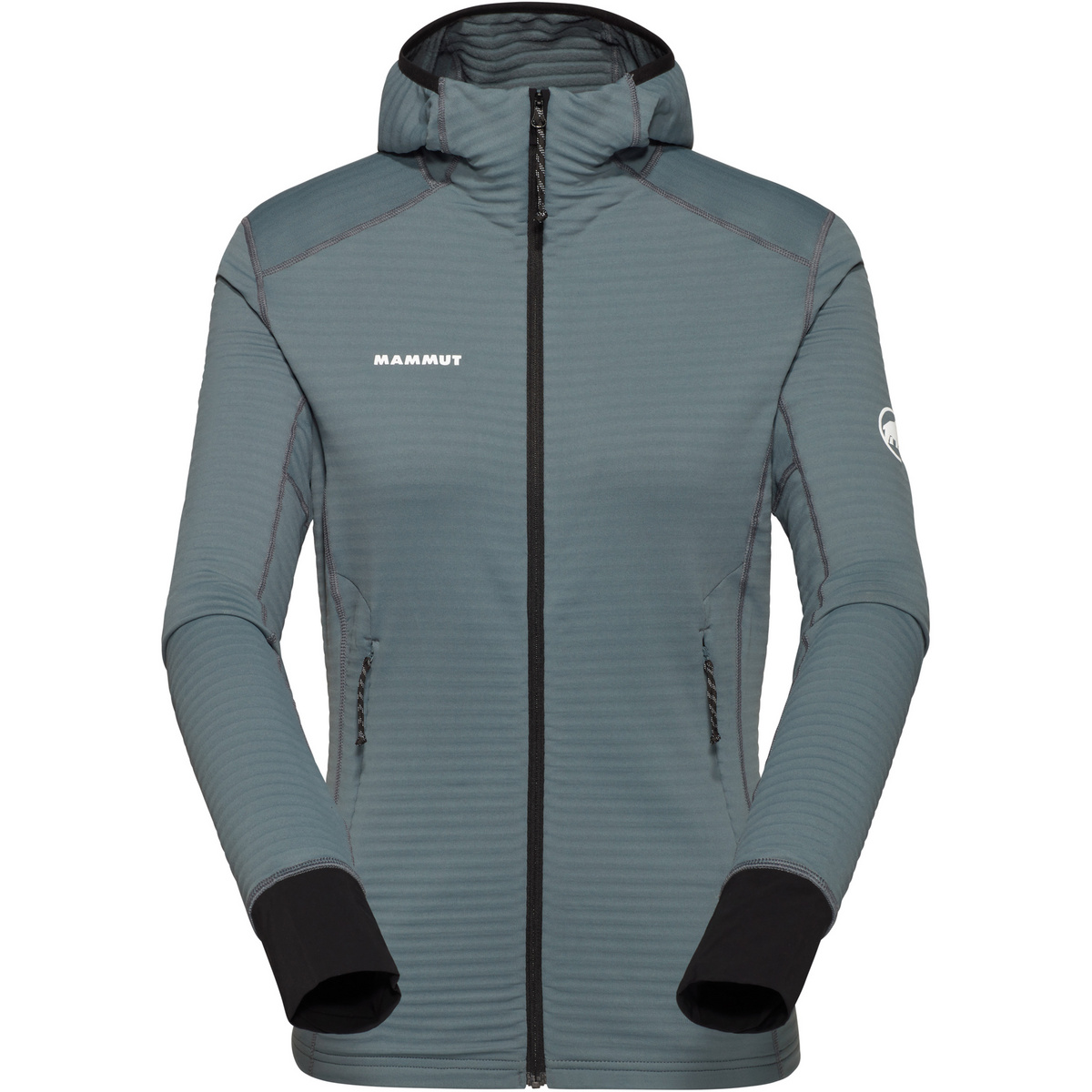 Mammut Donna Giacca Taiss Light ML Hoodie (Taglia S, Grigio)