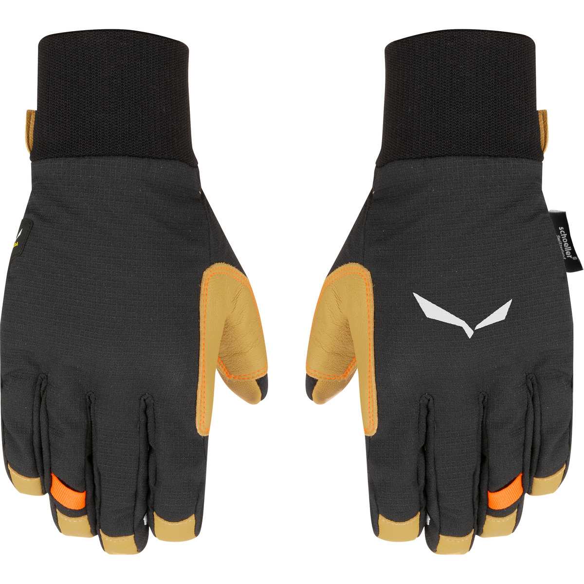 Salewa Uomo Guanti Ortles DST/Am (Taglia S, Nero)