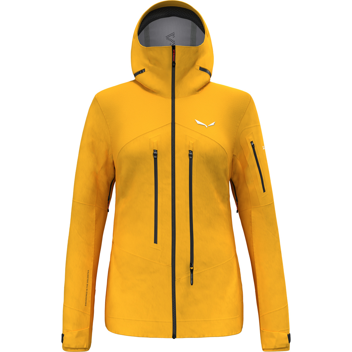 Salewa Donna Giacca Ortles GTX Pro Stretch (Taglia L, Giallo)