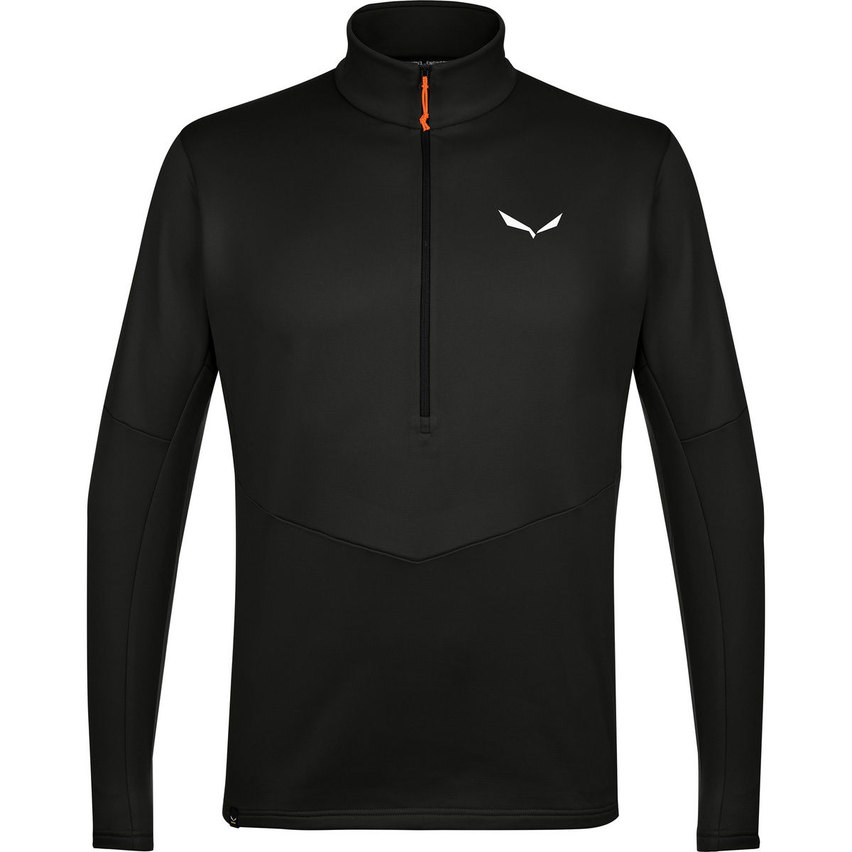 Salewa Homme T-shirt long Puez PL Half Zip (taille XL, Noir)