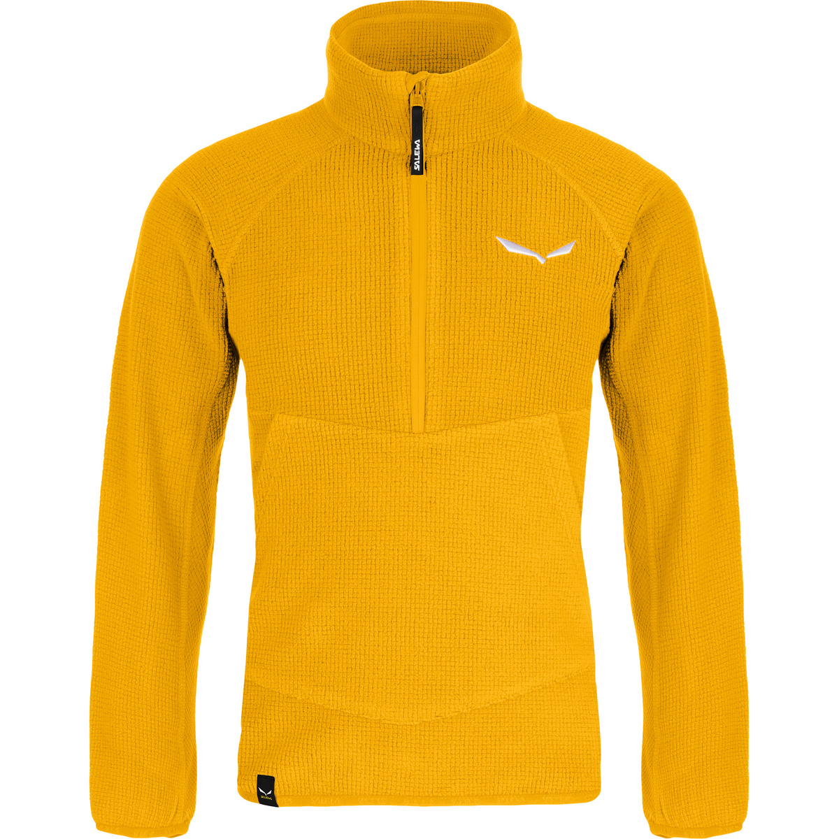Salewa Enfants Pull Puez PL Zip (taille 140, Jaune)