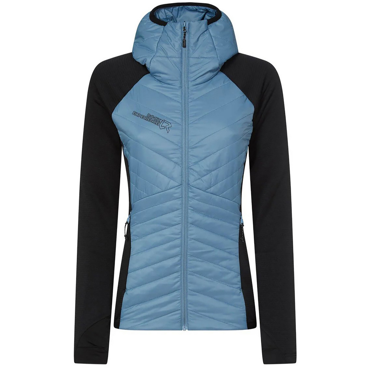 Rock Experience Femme Veste Eco Manitoba Hybrid (taille S, Bleu)