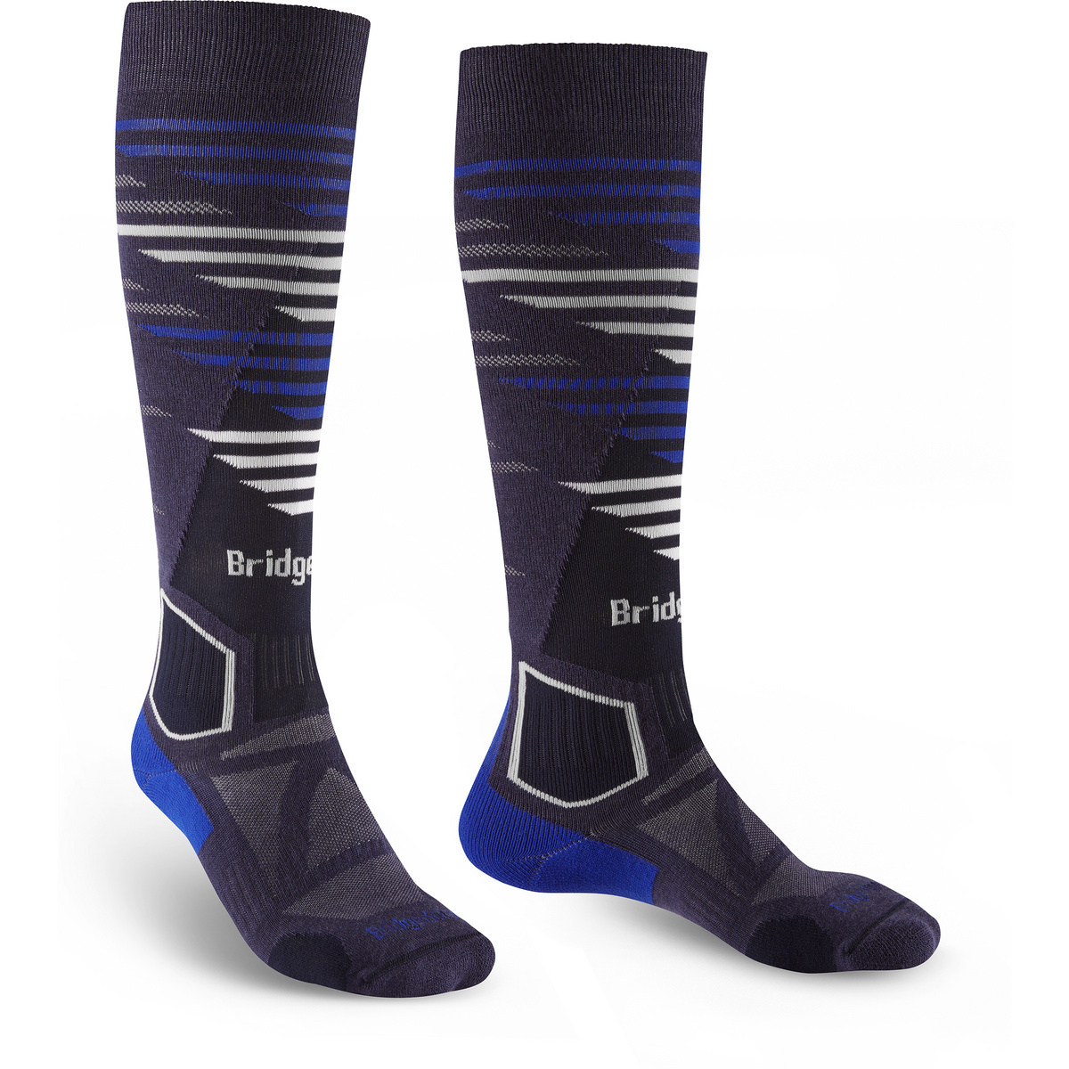 Bridgedale Uomo Calze sportive Ski Lighweight Merino Performance (Taglia 40 , Blu)