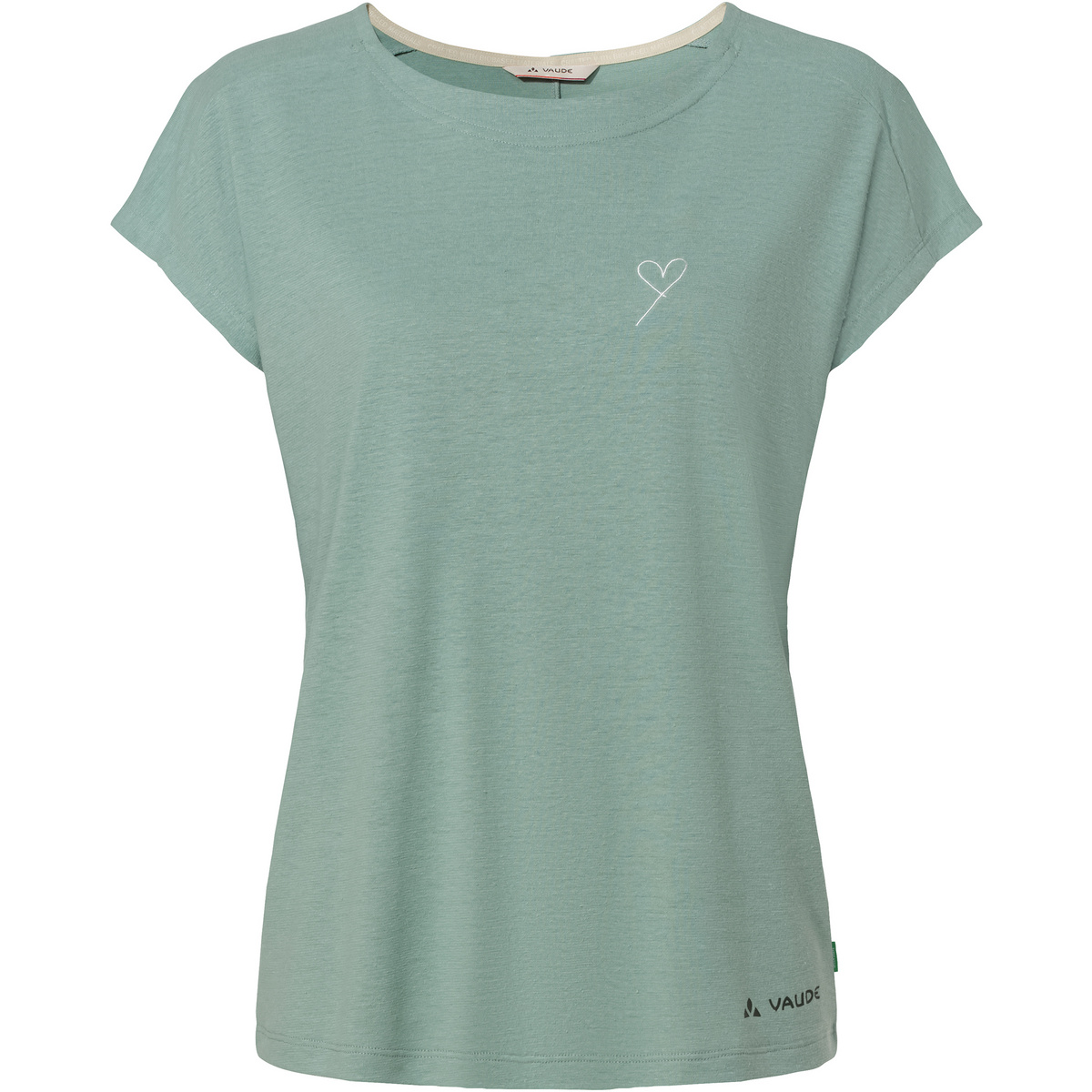 Vaude Donna Maglietta Neyland (Taglia L, Verde)